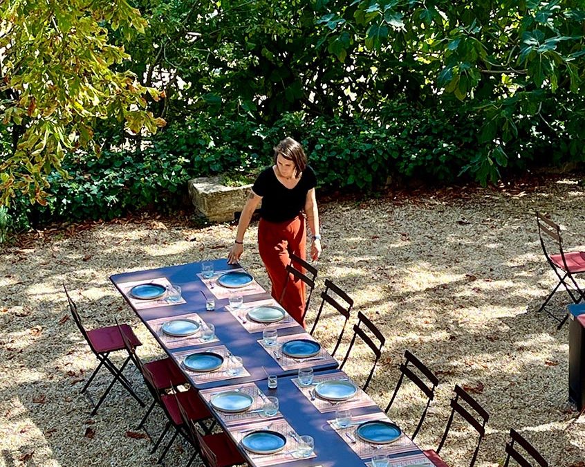 Les tables de GERME à la Bastide IKIGAI